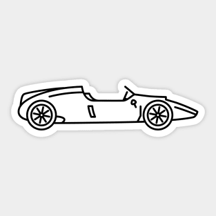 World Champ Car 1959 Cooper Climax T51 Brabham Sticker